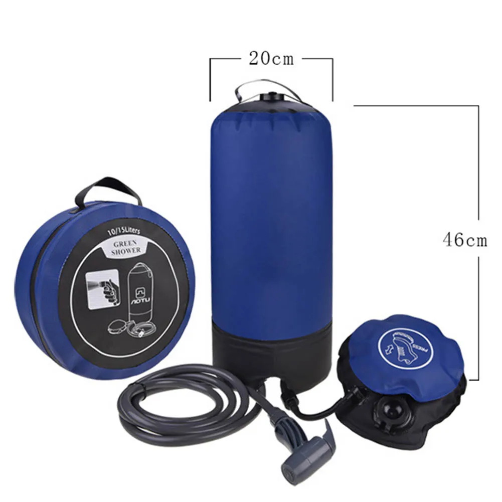 

Hot Camping Shower Portable Outdoor Camping Shower Camp Shower Solar Shower with Upgraded Screw Lid Pressure Nozzle MVI-