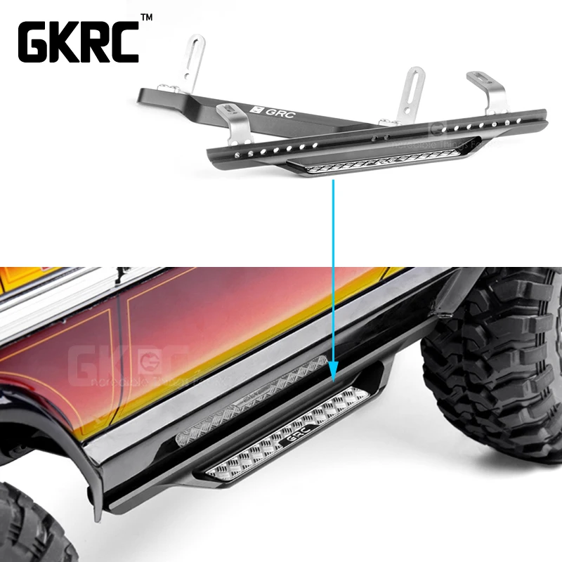 Универсальная металлическая боковая педаль бампера для радиоуправляемого