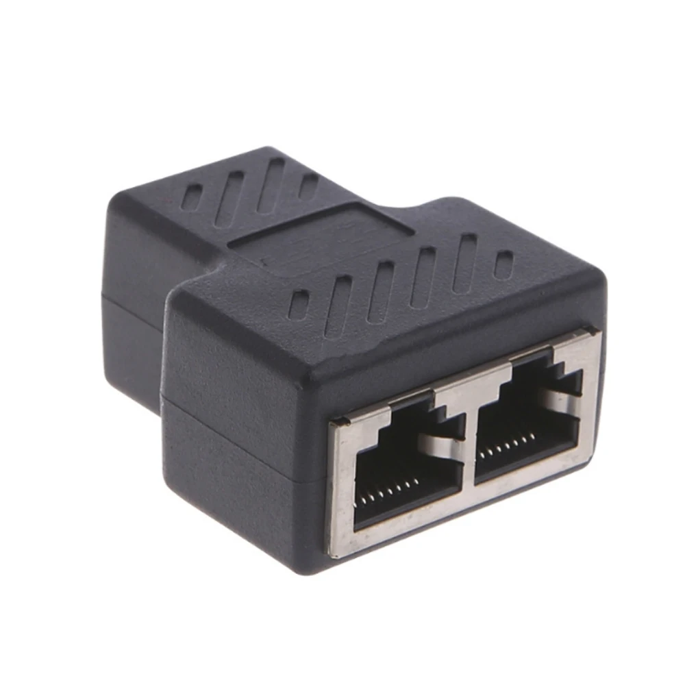 

1-2 способа LAN Ethernet сетевой кабель RJ45 Женский сетевой адаптер разъём разветвитель для ноутбука док-станции