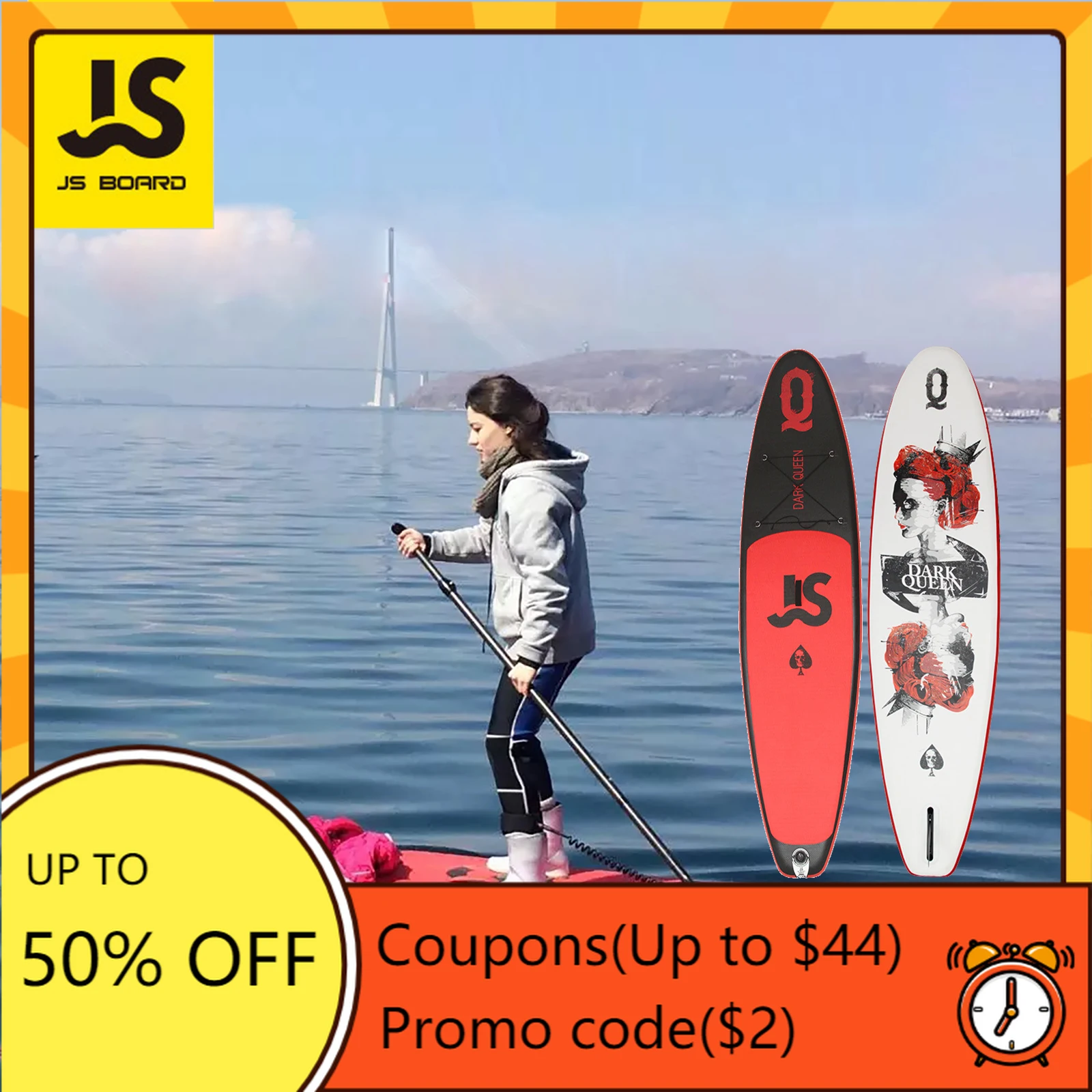 

JS RQ335 SUP Surfboard Paddle Board Queen Standing kitesurf Yoga Inflatable Slab Portable Waterboard Water Sports Surfing 335cm