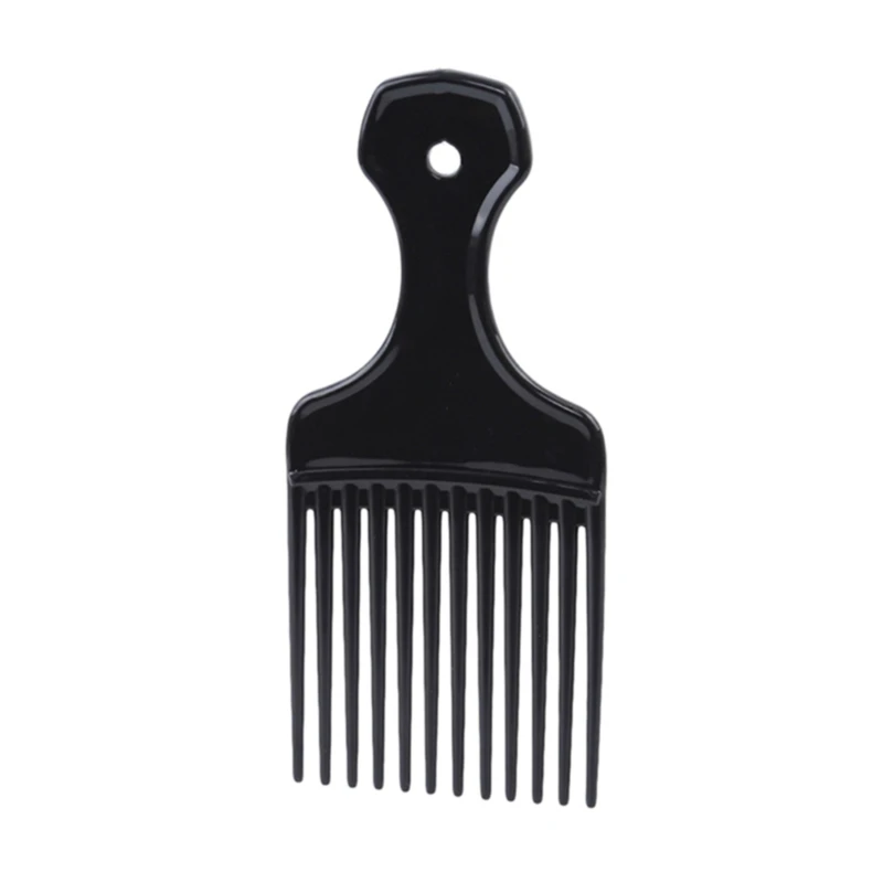

Wide Teeth Brush Pick Comb Fork Hairbrush For Curly Afro Hair Styling Tools