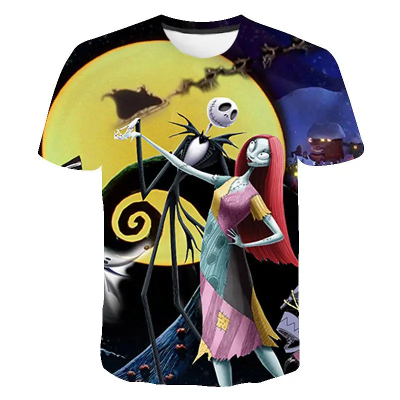 

2021 летняя Фирменная мужская одежда, Повседневные детские футболки с коротким рукавом и мультипликационным 3D рисунком, уличная одежда больш...