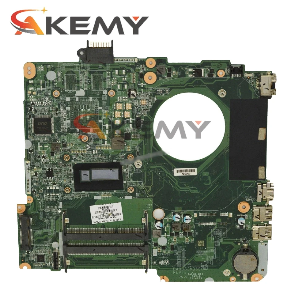 AKemy материнская плата для ноутбука HP Pavilion 15-N I5-4200U 732086-001 732086-501 Материнская DA0U83MB6E0