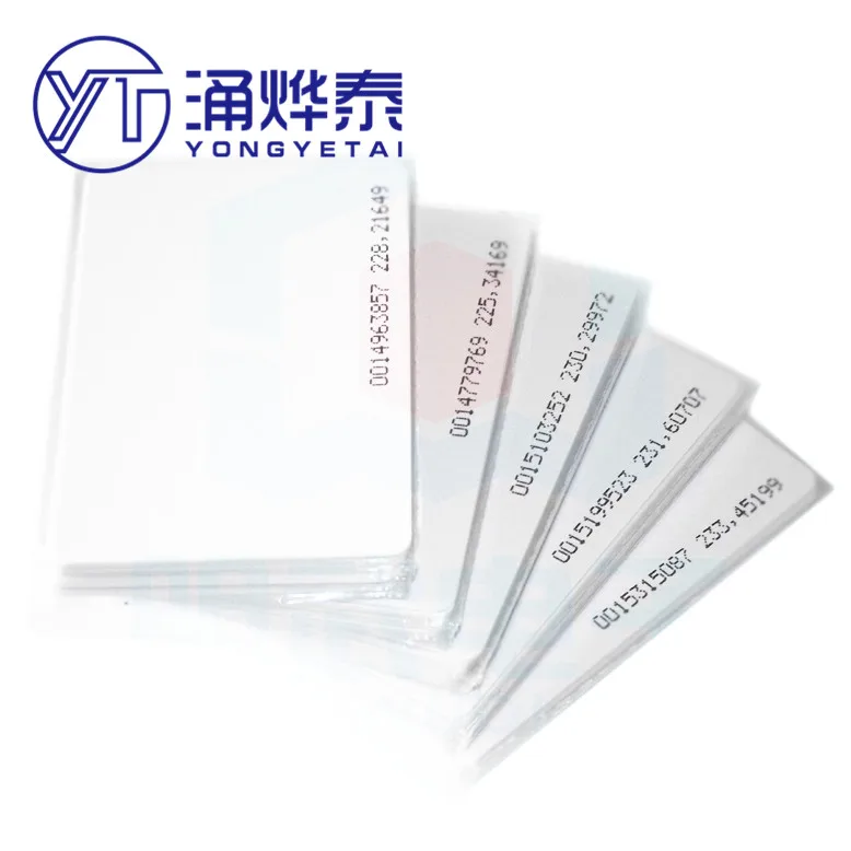 Тонкая идентификационная карта белая производство смарт-индукционной карты