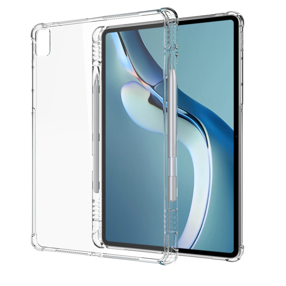 

Для Huawei MatePad Pro 10,4 10,8 11 12,6 2021 Honor V6 WGR-W19/AN19 DBY-W09/L09 Мягкий силиконовый прозрачный чехол для планшета