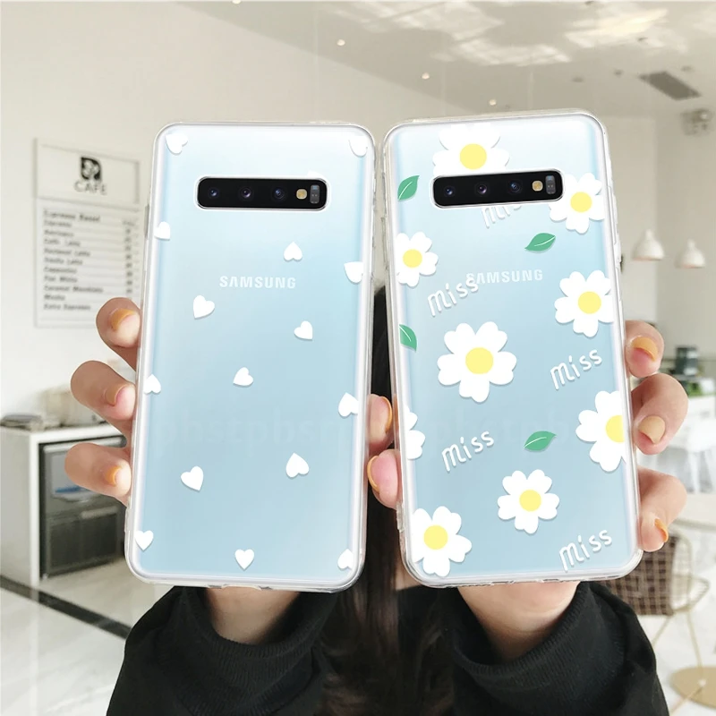 Мягкий силиконовый чехол для телефона Samsung Galaxy A50 A30 S10 Plus S10 S10e, защитный чехол из ТПУ с мультяшным принтом для Samsung A50 A30