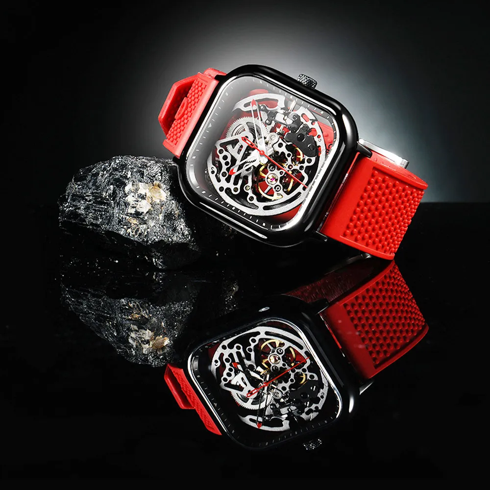 Часы наручные CIGA с квадратным циферблатом для мужчин и женщин дизайнерские