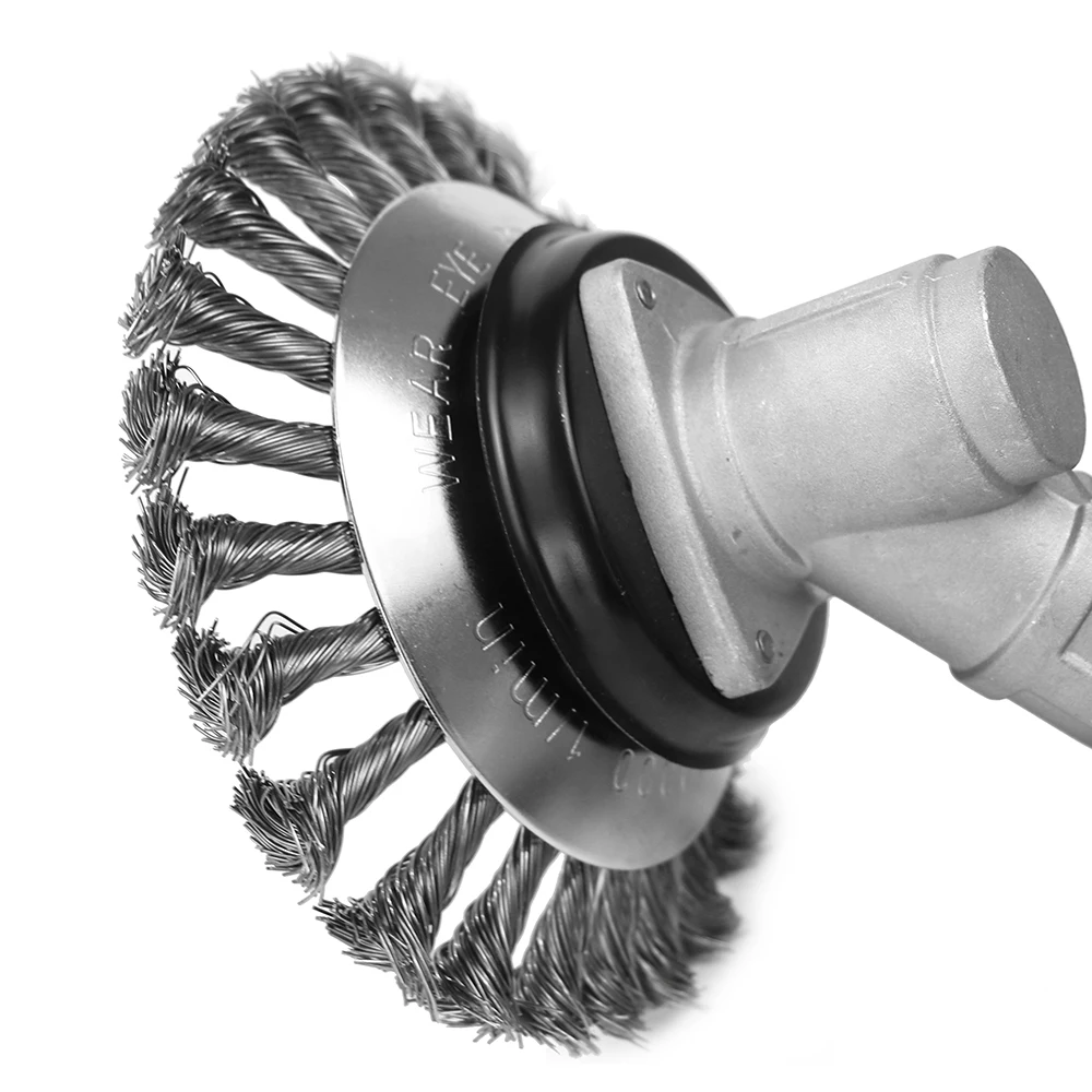 Головка для триммера газона 6/8 дюйма стальная проволока обрезная головка щетка