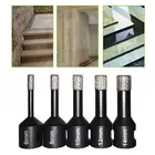 Профессиональные вакуумные сверла с алмазным напылением для сухого вакуумного сверления, сверла для керамической плитки, сверла для гранита, мрамора, резьба M14