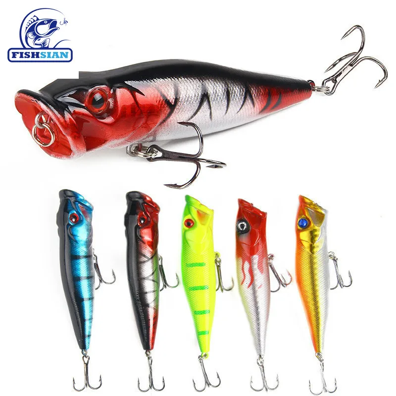 

Popper Fishing Lures Weights 9cm12.5g Topwater Lure Whopper Popper Saltwater Lures Fake Bait Articulos De Pesca Isca Artificial