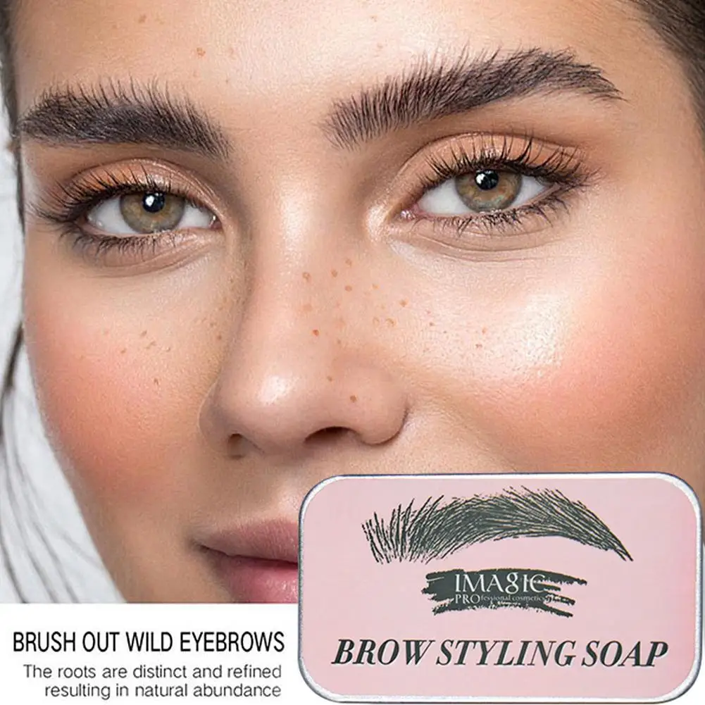 

Eyebrow Soap Wax With Trimmer Fluffy Feathery Eyebrows Soap Sculpt Pomade Lift Brow Gel Makeup Styling For Eyebrow S7P2