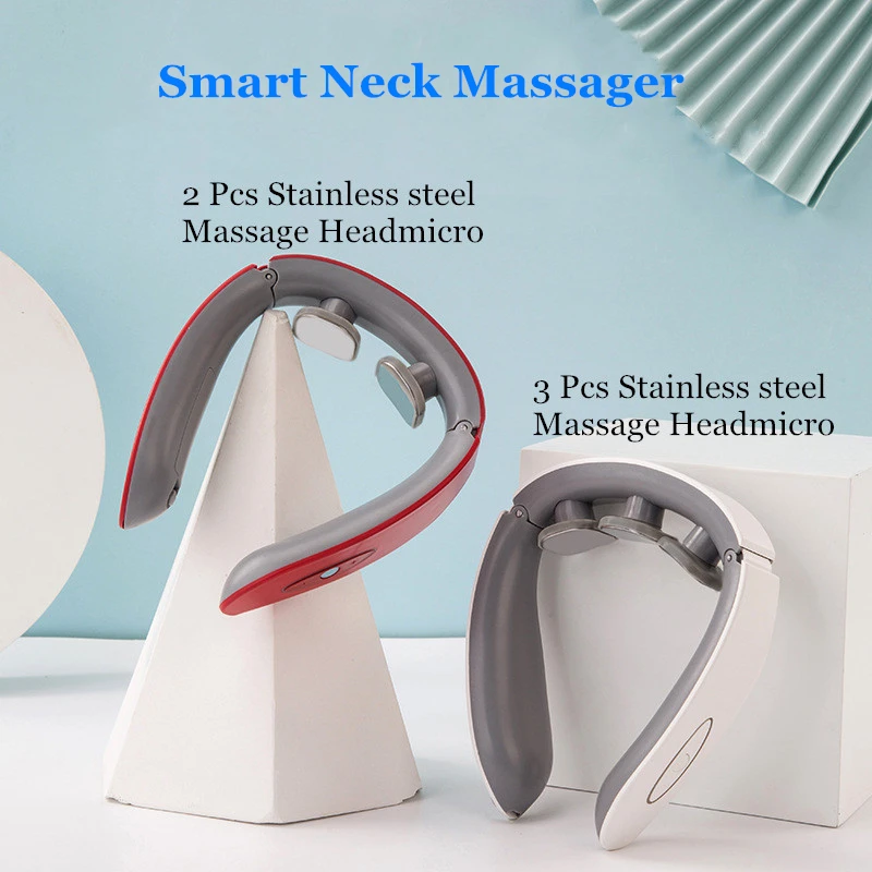 

Умный массажер для шеи, Электрический Импульсный инфракрасный обогревающий инструмент для облегчения боли в плечах, акупунктура, терапия ...