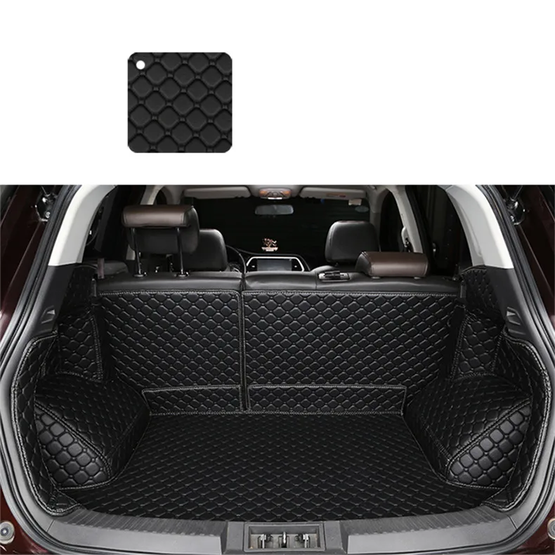 car styling luxury fiber leather car trunk mat for toyota vios yaris 2013 2014 2015 2016 2017 2018 2019 accessories