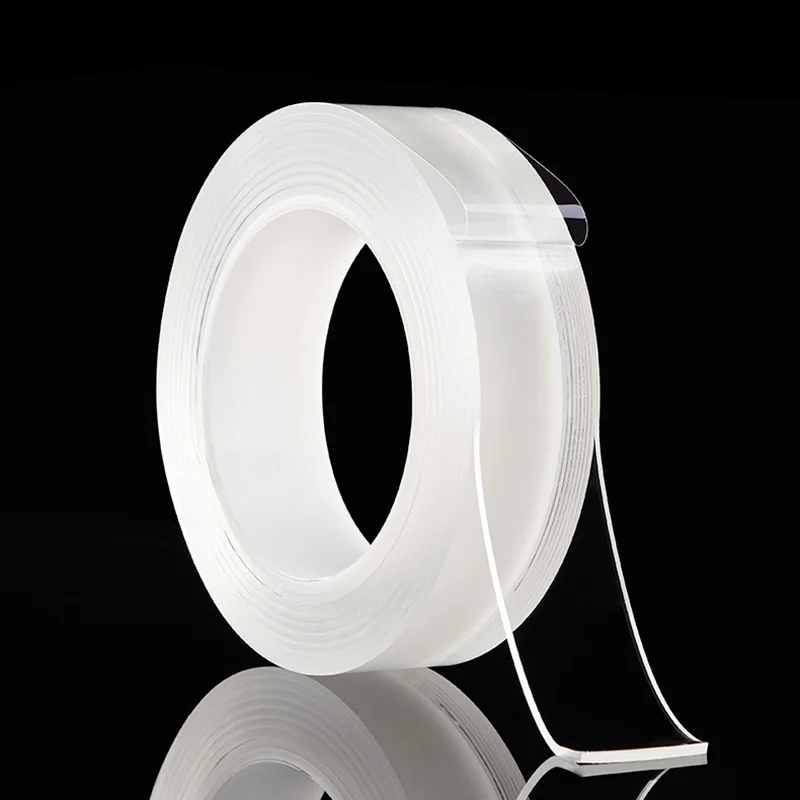 1 рулон м длинная Волшебная прозрачная двусторонняя лента захватывающая супер