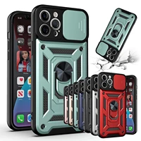 for iphone 13 pro max case slide camera protection case for iphone 13 mini 12 pro 11 x xs max xr 8 7 se 2020 ring holder cover