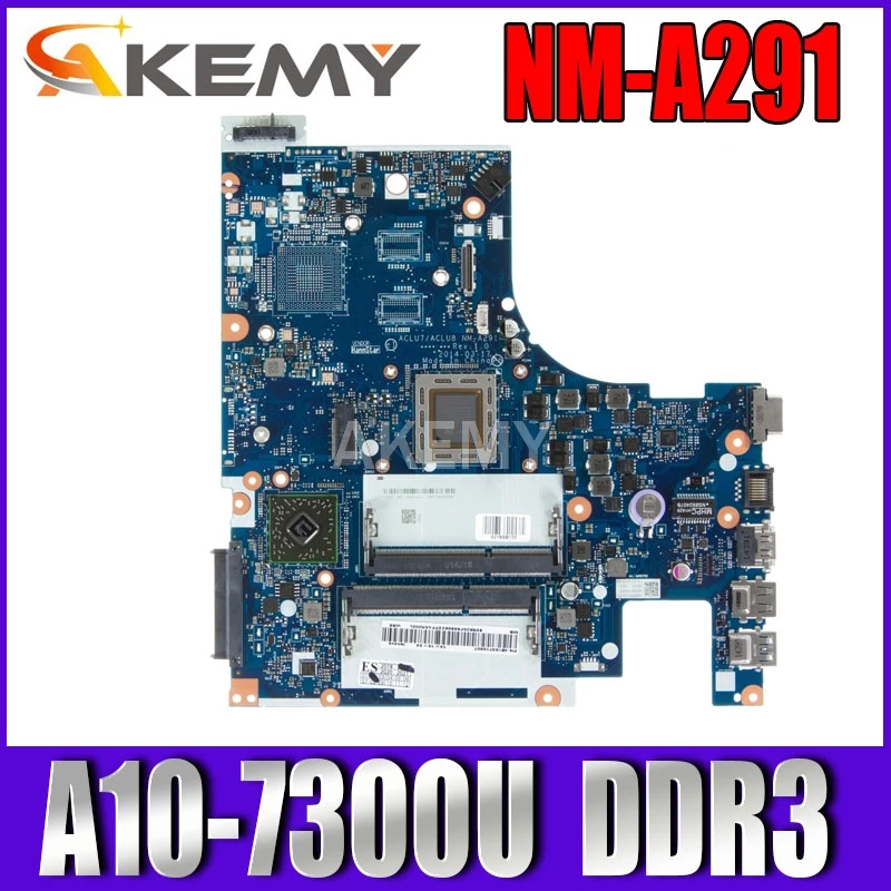 

ACLU7 / ACLU8 NM-A291 For Lenovo Z50-75 G50-75M notebook motherboard CPU A10-7300 DDR3 100% test work