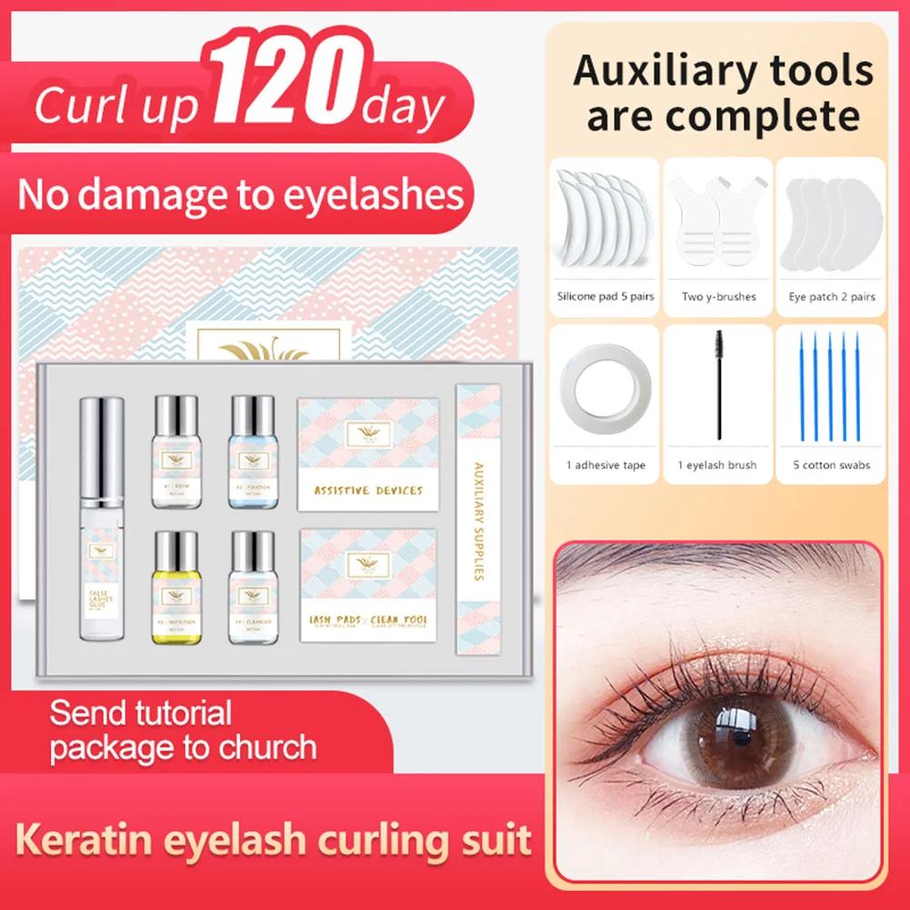 

Eyelash Perm Kit Semi Permanent Eyelash Lift Kit for Lifting Curling Perming Lashes for Home Professional Salon Makeup sets