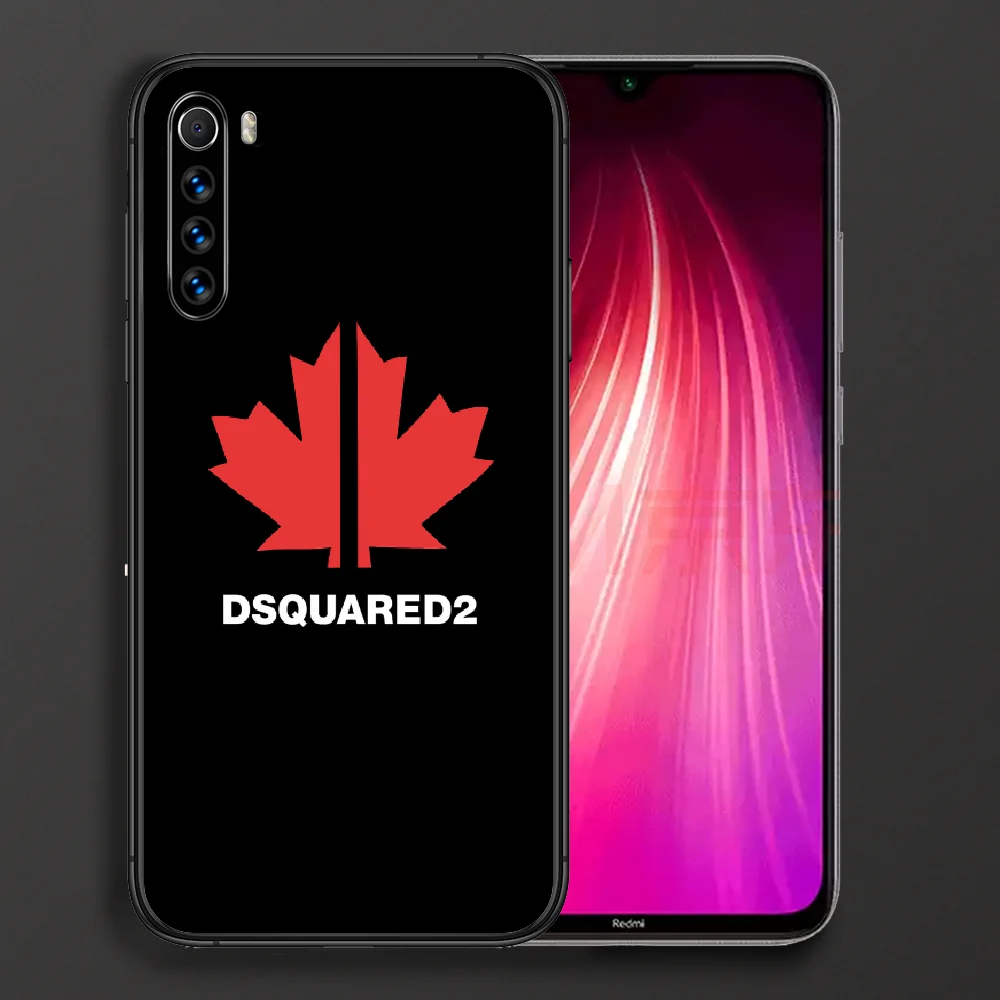 

Italian luxury brand Maple leaf Phone case For Xiaomi Redmi Note 7 8 8T 9 9S 4X 7 7A 9A K30 Pro Ultra black funda painting Etui