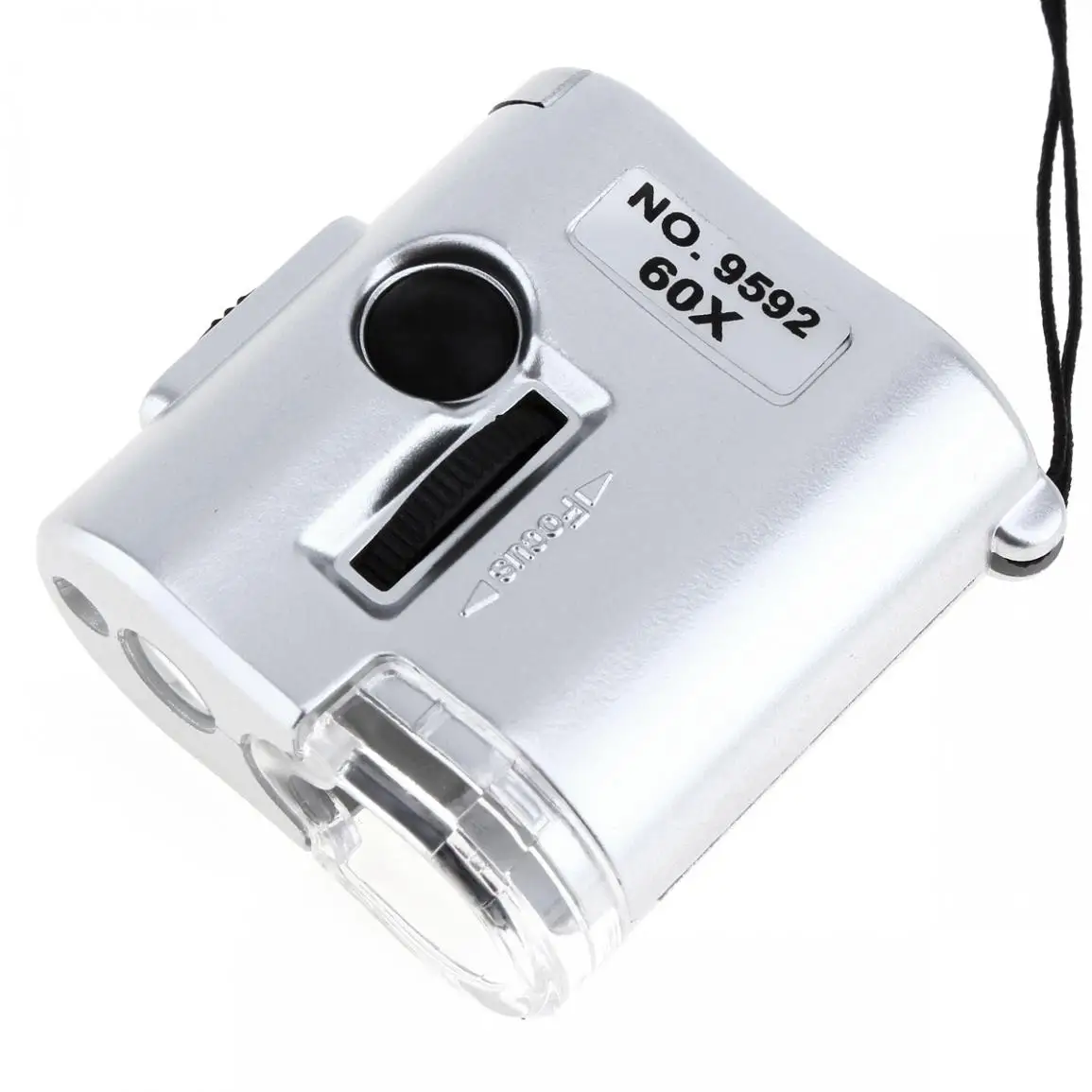 Мини Портативный карман 60X микроскоп ювелирное украшение в виде лупы