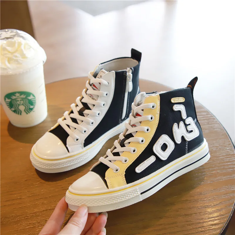 Парусиновая обувь для девочек и мальчиков белые дышащие парусиновые туфли