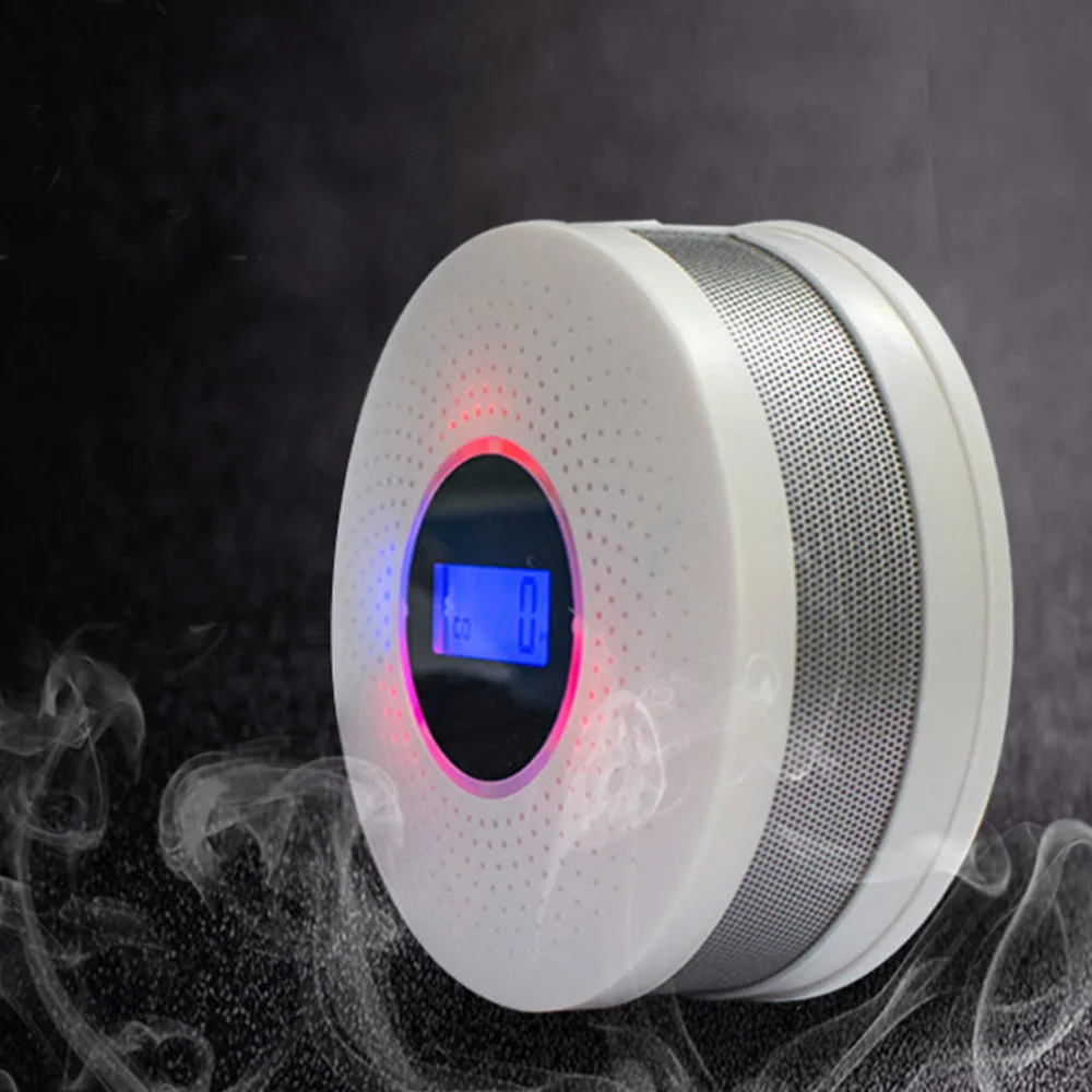 

Carbon Monoxide (CO) Smoke Detector Alarm - Battery Operated Combination