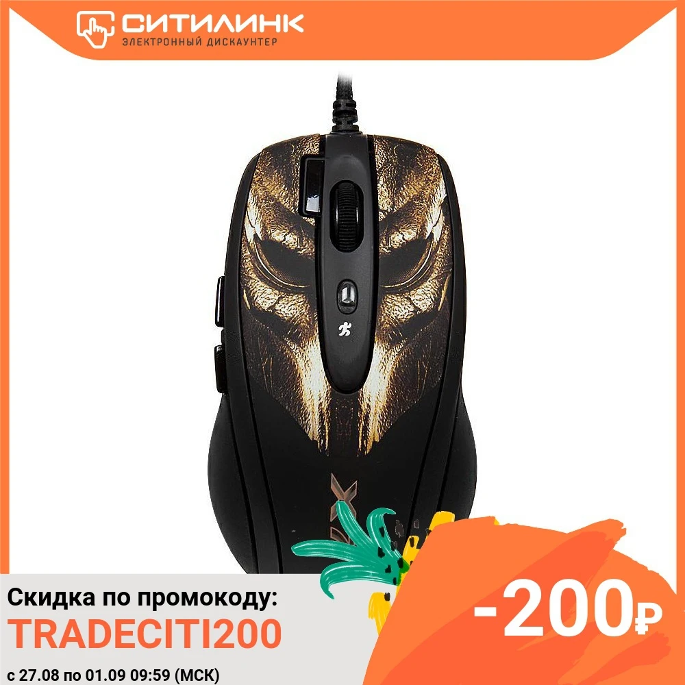 Мышь A4 XL 750BH рисунок лазерная (3600dpi) USB2.0 игровая (6but)|Мыши| |