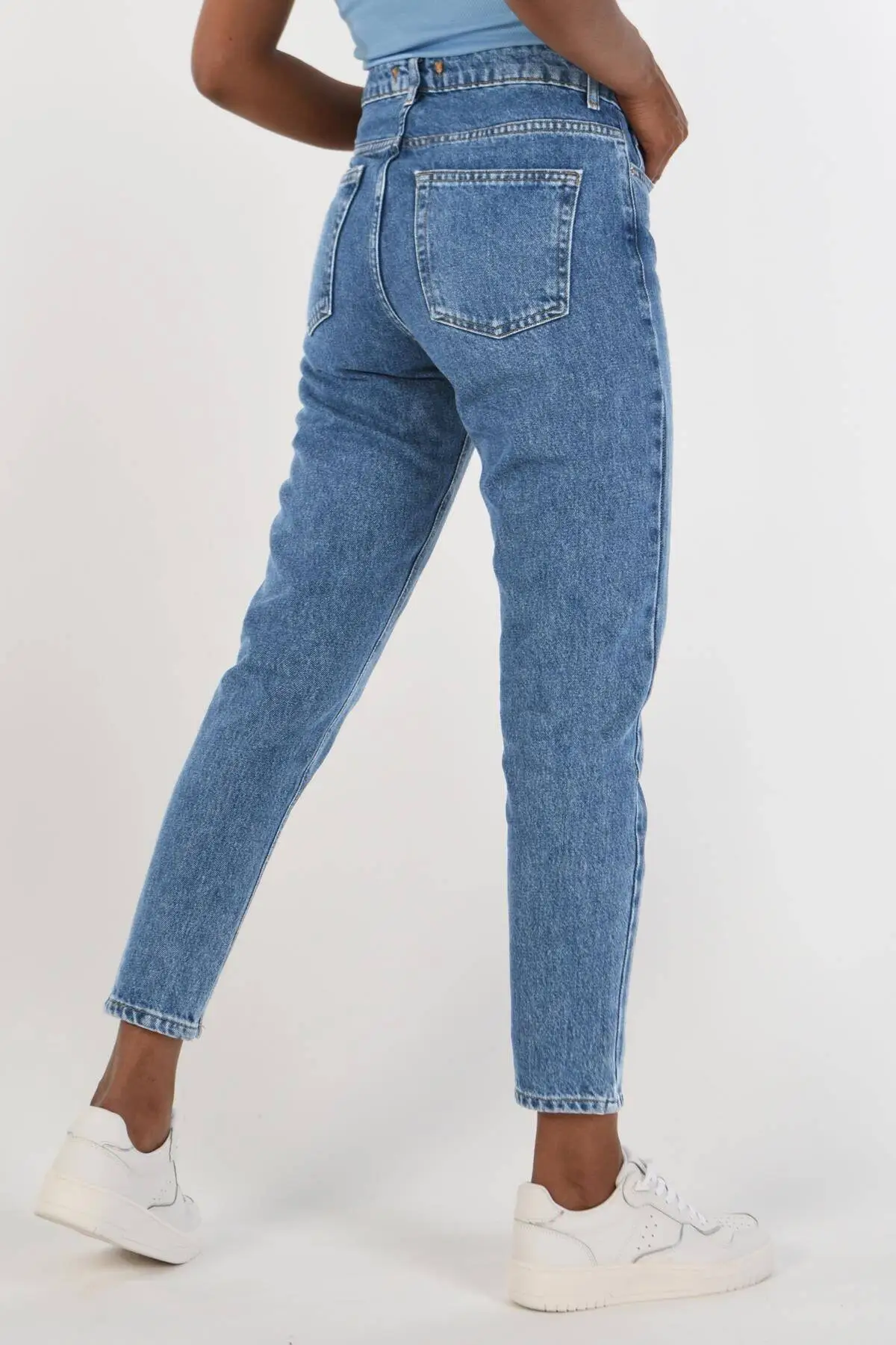 Джинсы для женщин джинсы МОМ с бойфрендами высокой талией | Женская одежда