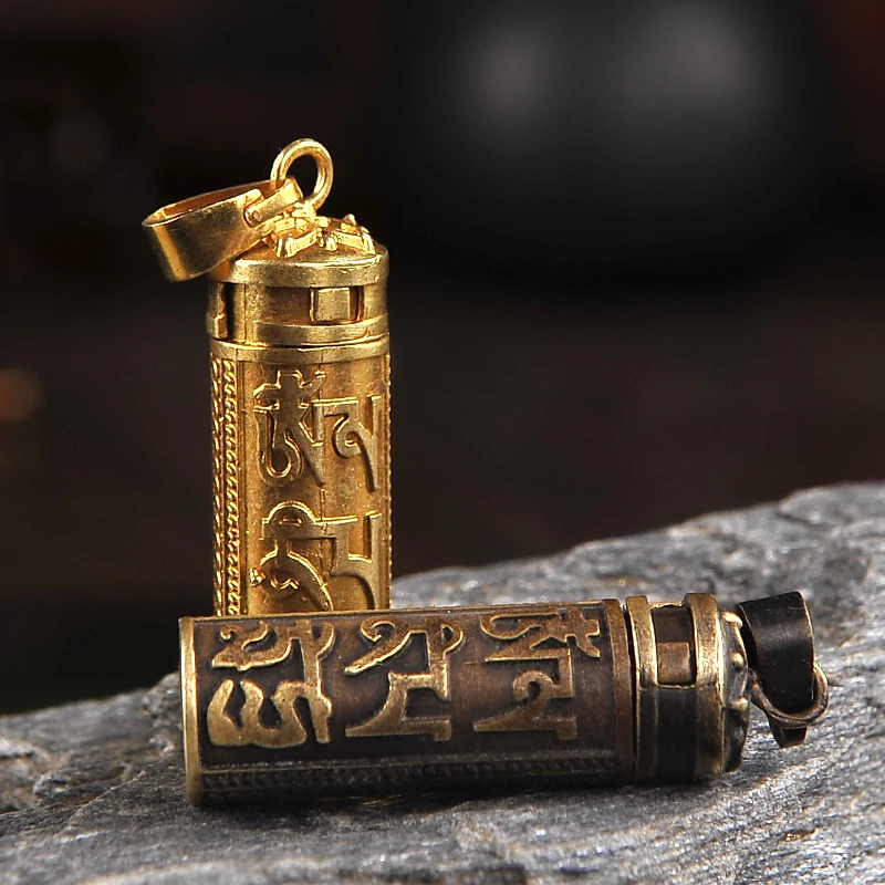 Украшение из тибетской Чан буддистские предметы меди истинное слово шести