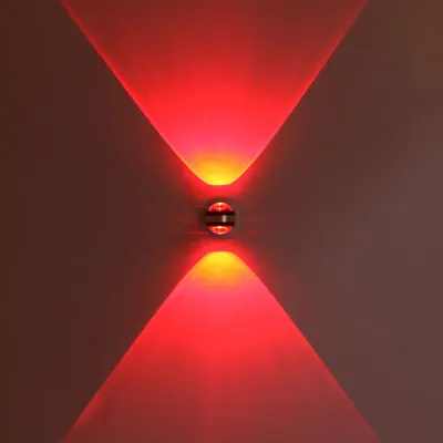 Red light Вверх вниз настенный светильник светодиодный Современный Крытый отель декоративный светильник Гостиная Спальня прикроватный ТВ фон изображение лампа Настенный прохода бра - Цвет абажура: Red light
