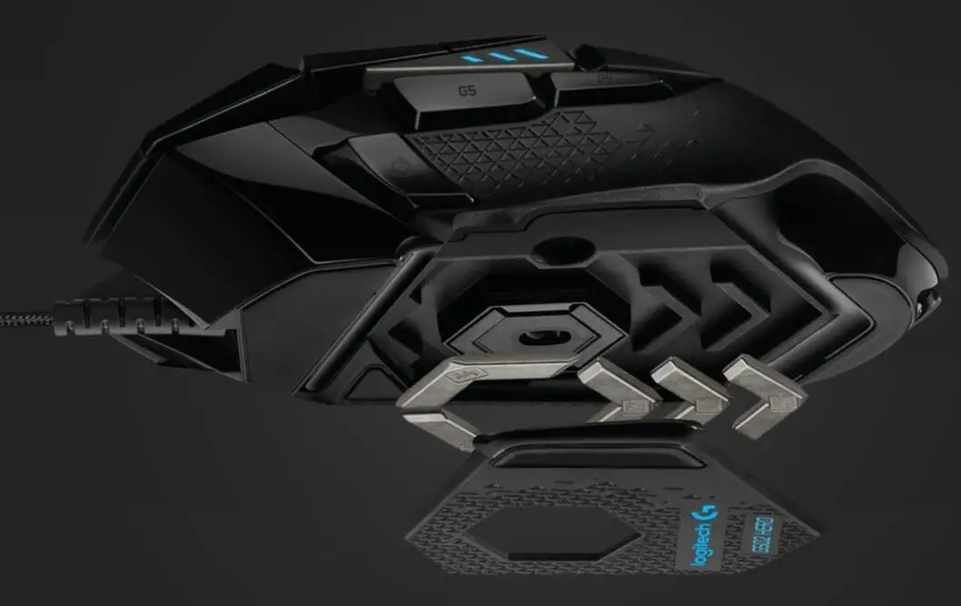 Технология logitech G502 HERO Engine с 16000 dpi, высокопроизводительная игровая мышь HERO, программируемая, настраиваемая, LIGHTSYNC, RGB, для мыши, геймера