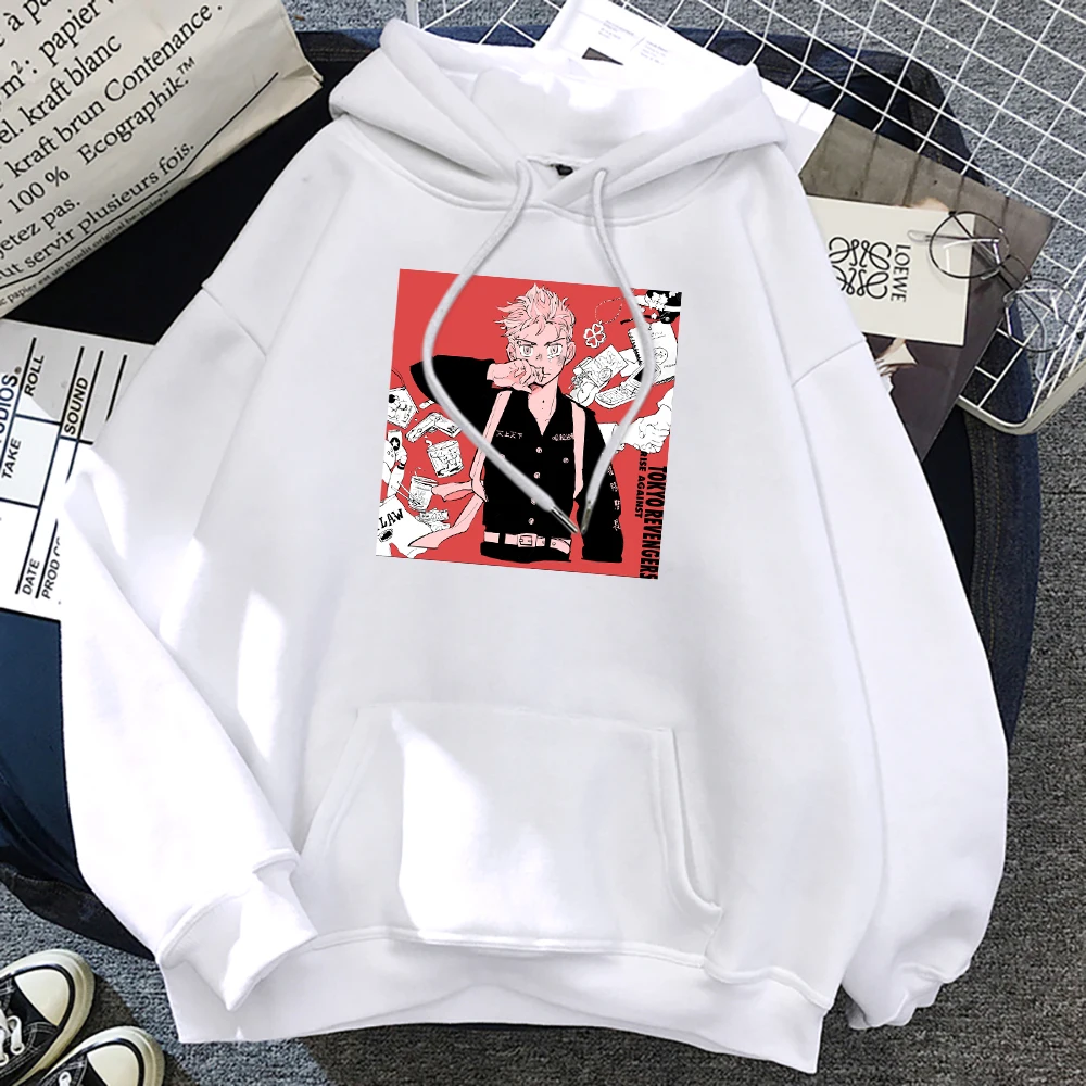 

Takemichi Manga Tokyo Revengers Print Men Hoody Creativity Pocket Hoodies Casual Pullover Sweatshirt Hip Hop Pocket Clothes Man