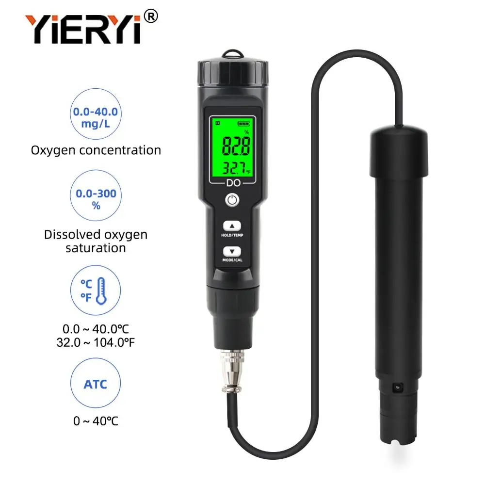 Портативный Стильный Цифровой Измеритель Растворенного кислорода в виде ручки