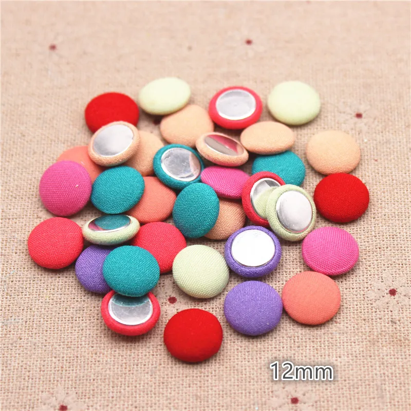50 шт. 12 мм/15 мм разные цвета фотопуговицы домашний сад плоский кабошон ремесла