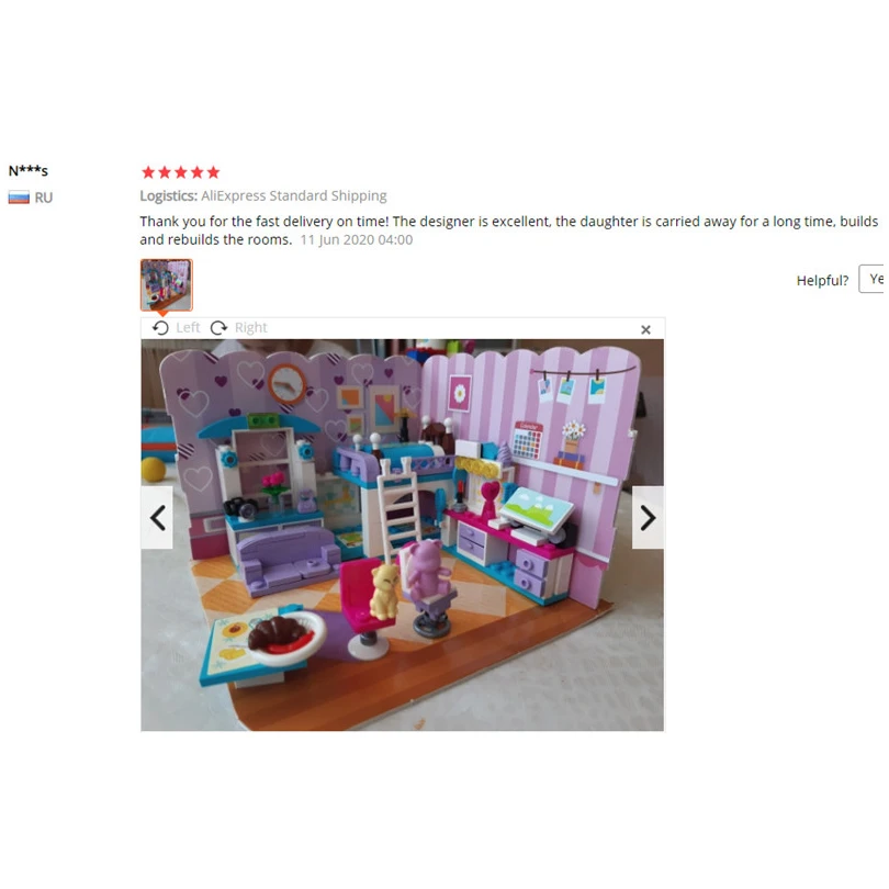 194PCS City Building Blocks Sets Kits Friends House Bedroom Kitchen Model 3 IN 1 Deform Brinquedos Educational Toys for Girls | Игрушки и
