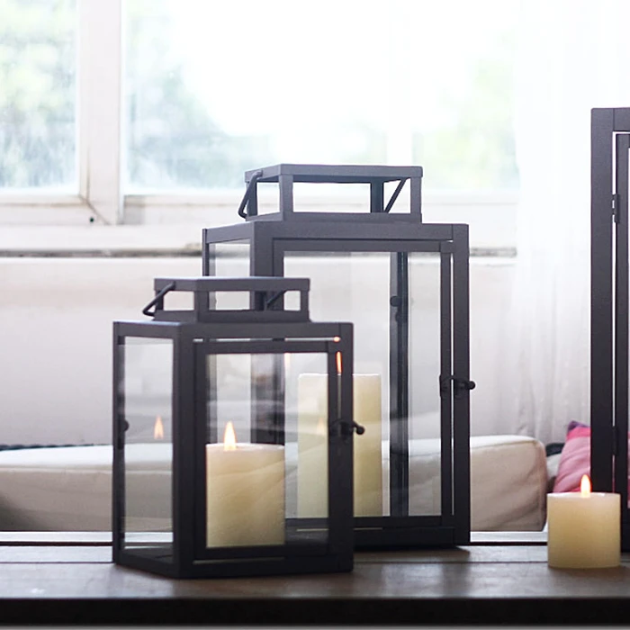 Подсвечники ручные из железа и стекла подсвечник уличный черный для двора земли