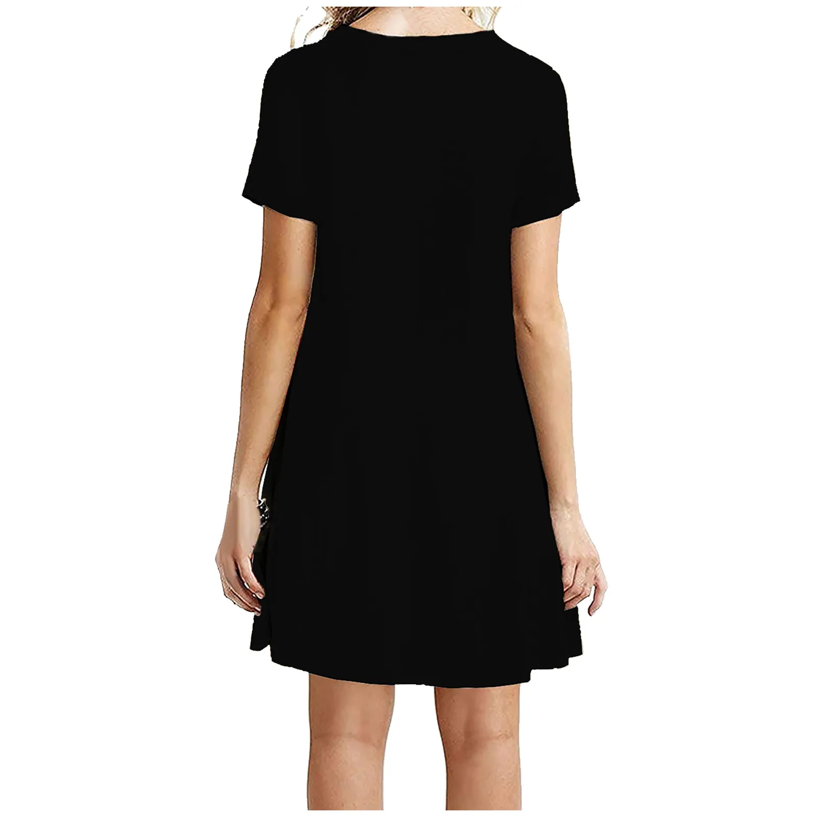 

Casual Womens Summer Dress Bohemian Solid Regular Vintage Party Mini Dresses 2021 Vestidos De Mujer Casual Female clothing