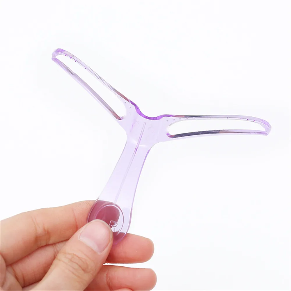1Pc Reusable Eyebrow Stencils Handheld Thrush Card 3D Template Shaper Beauty Cosmetic Makeup Tools | Красота и здоровье