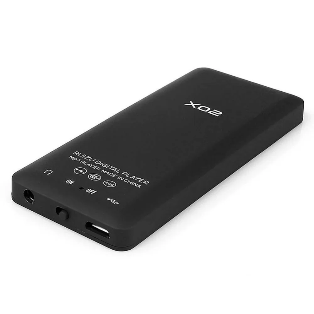 Новинка 2021 mp3-плеер RUIZU X02 HiFi 16 ГБ спортивный MP3-плеер с экраном 1 8 дюйма поддержка
