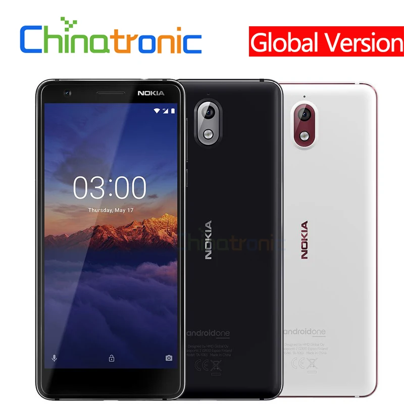 Глобальная версия Nokia 3 1 Гб оперативной памяти 32 встроенной Android ONE 4G FDD LTE