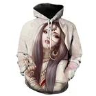 Новинка Осень-зима 2021, модные толстовки с капюшоном для мужчин и женщин, красивая Толстовка с длинным рукавом и 3D-принтом для женщин