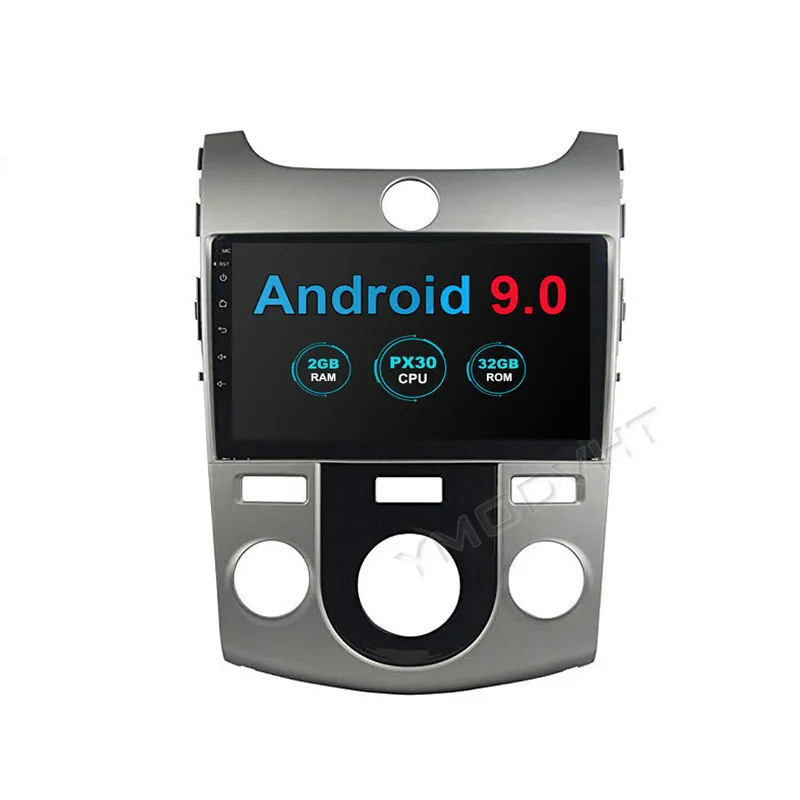 YMODVHT 9 дюймов 4 Гб + 64 ГБ Android 0 автомобильный DVD радиоприемник для Kia Forte/Cerato 2008 2009 2010