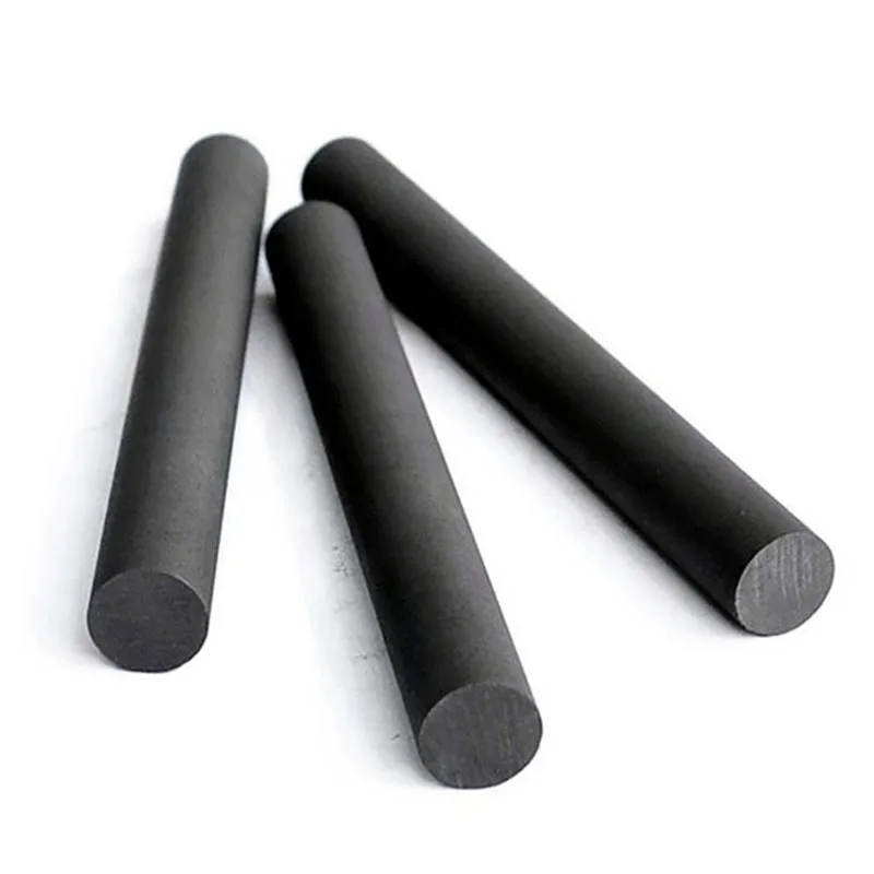 Черные карбоновые стержни графитовые 99.99% электродные 100x10 мм для промышленных