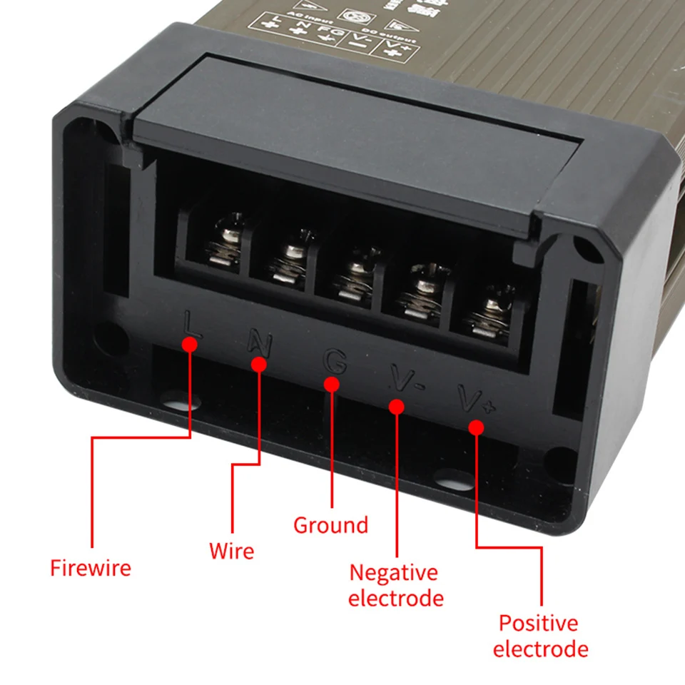 Светодиодный уличный адаптер питания с защитой от дождя DC5V 12V 24V 5A 8.5A 12.5A 20A 25A 33A