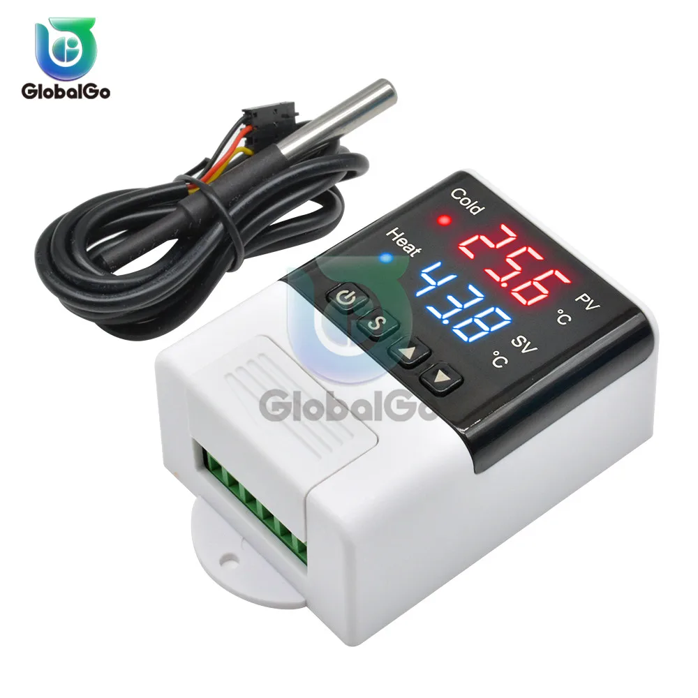 AC110V 220V DTC2210 светодиодный цифровой Температура контроллер Термостат Термометр