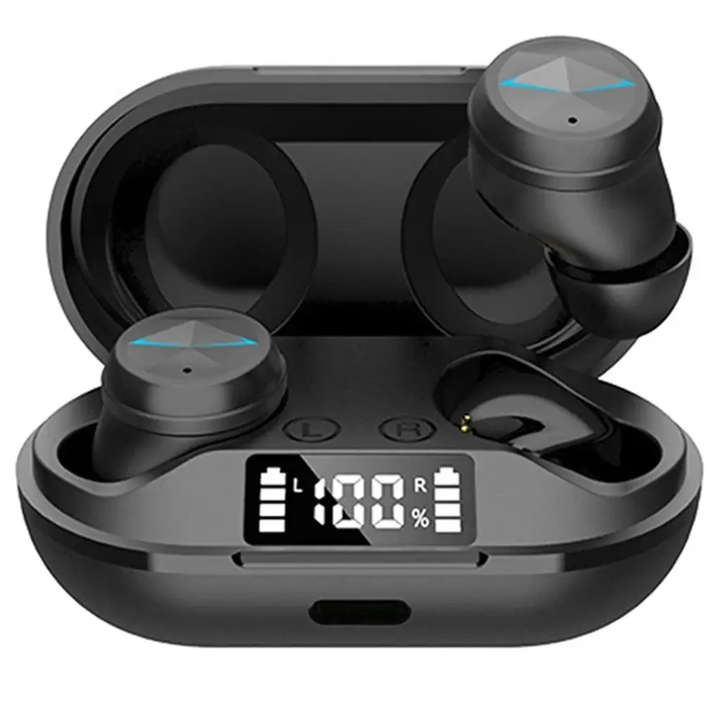 

Wireless Headset Type C Charging Low Power Consumption Long Battery Life Smart Touch Digital Display Wireless Headset