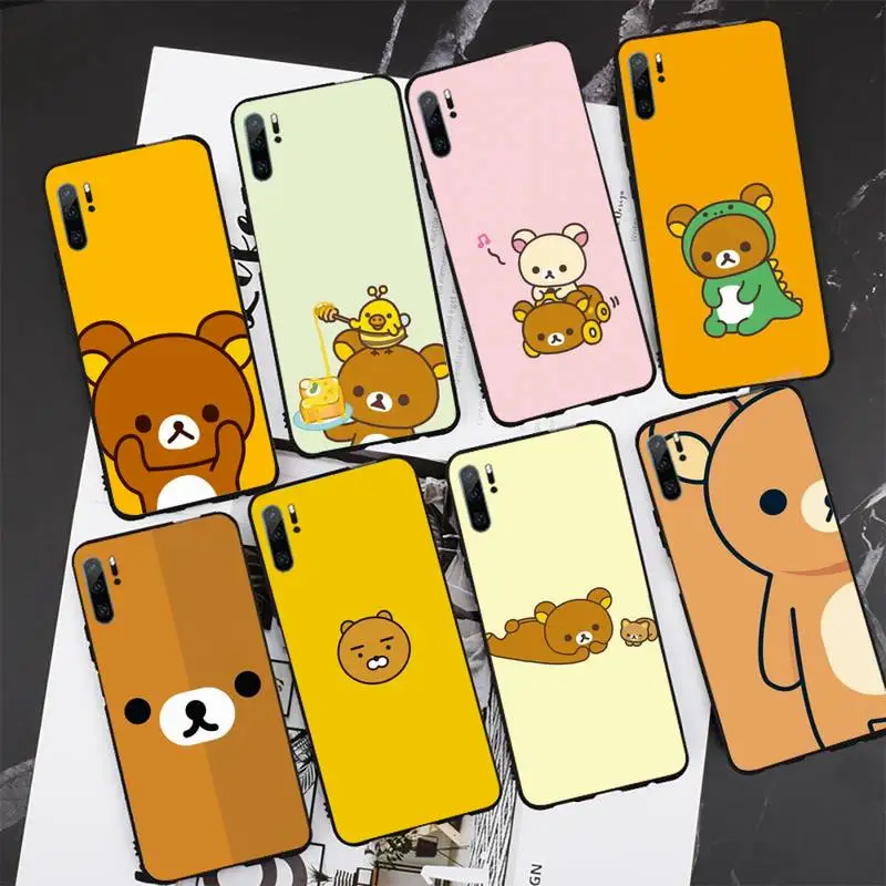 

Cute rilakkuma Phone Case for Redmi note 5 5A 7 6 8 8T 9 10 4 6 9 10 S PRO MAX Fundas cover