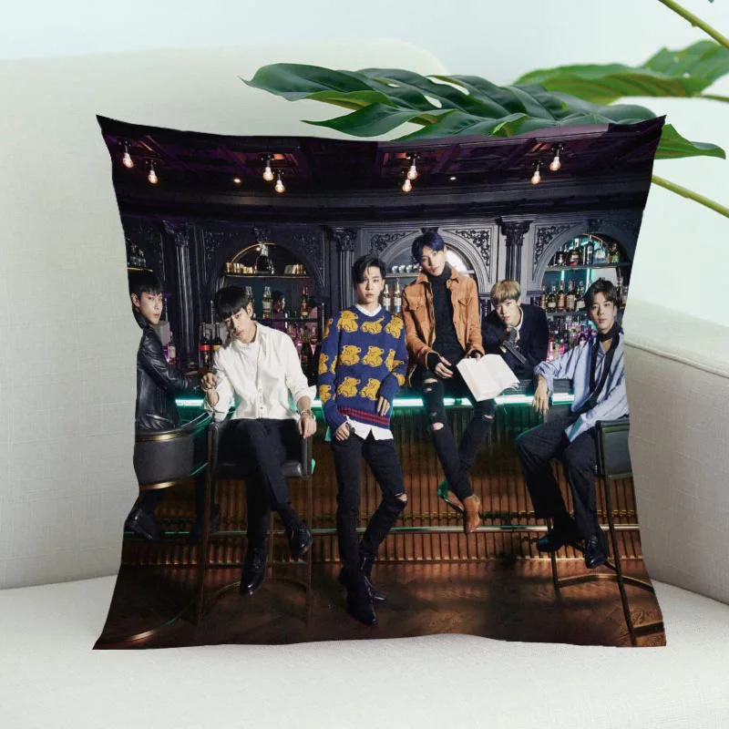 B.A.P накидка для подушки Спальня дома или офиса декоративные наволочки квадратная