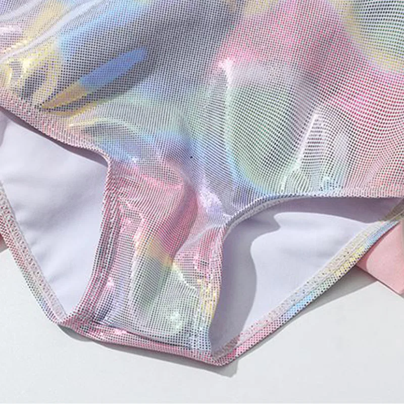 

Baby Girls Swimsuit Conjoined Kids Fashion Mesh Bathing Suit Toddler Girl Bows Beachwear Summer