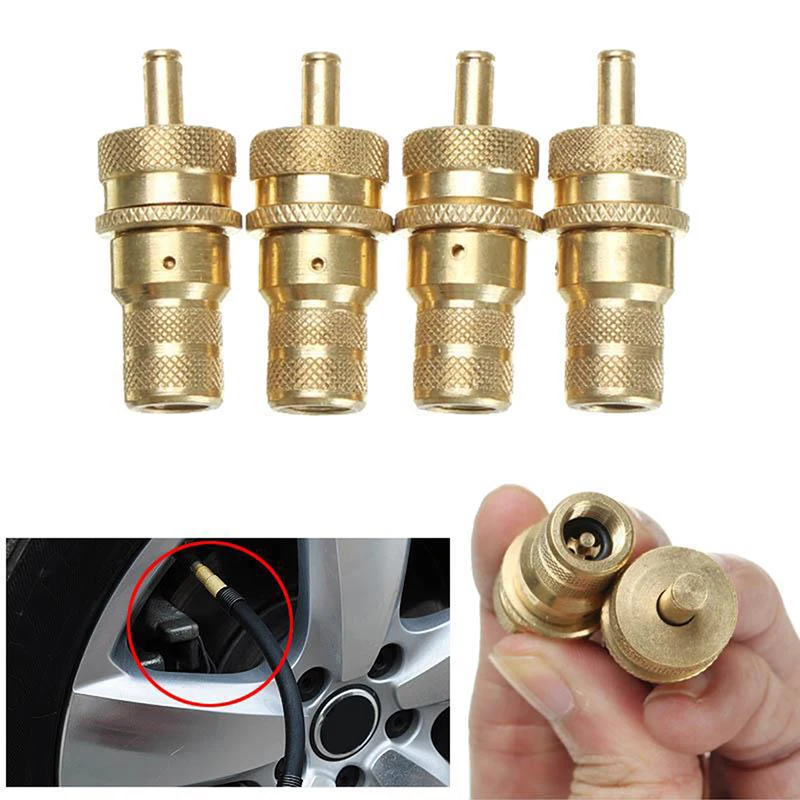 

1Pc 4WD Universal Brass off the Road Automatic Tire Deflators Accessories Kit 6-30 PSI Adjustable bleeder Set