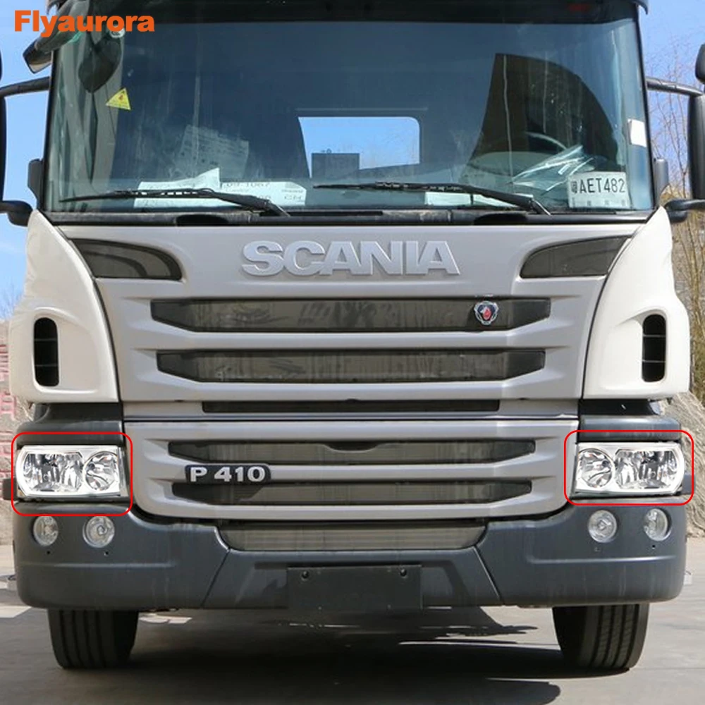24V Xenon Headlight Emark E11 Heavy Trucks Accessories Parts For Scania P320/360/400/410 1760554 1760597/596/551 1900352 1900350